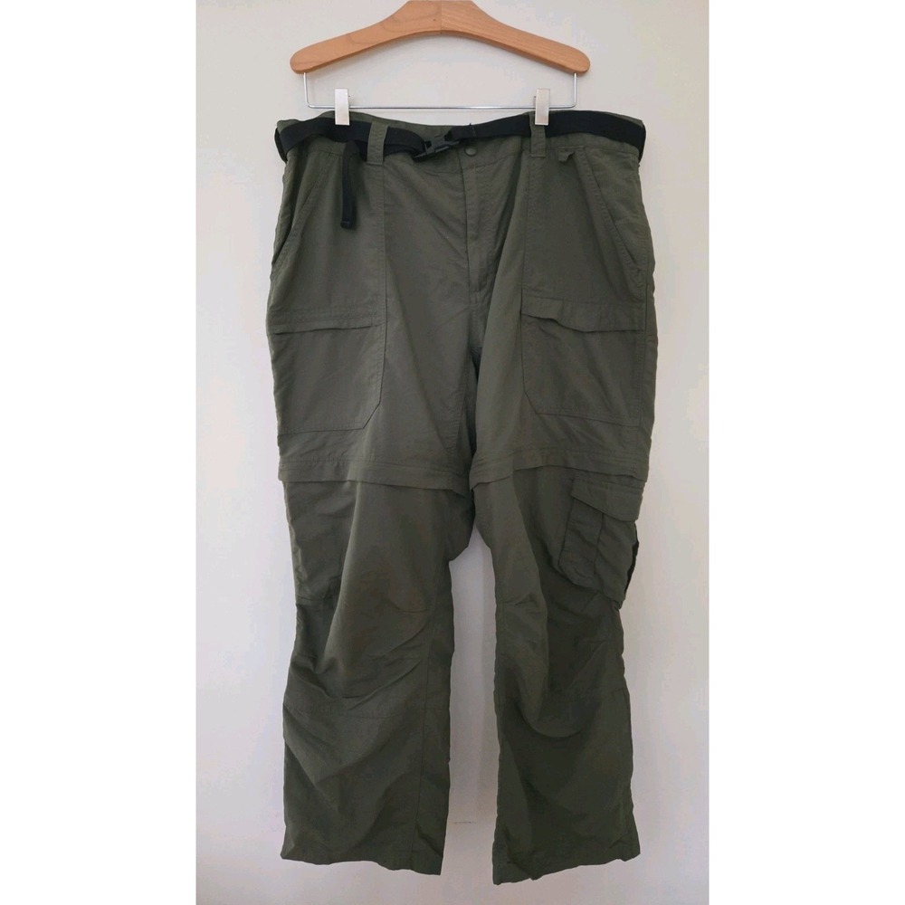 Eastern Mountain Sports Women's Green Hiking Pants Nylon Convertible 16 Short